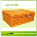 Leon hot sale push-pull opening door plastic chicken transfer cage